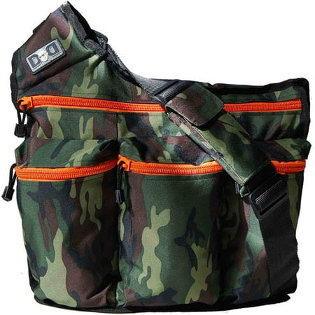 UPC 855013001014 product image for Diaper Dude Camouflage Diaper Bag with Orange Zippers | upcitemdb.com