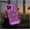 Pink, variant on LED Bowknot Phone Case Light up Features a Charming Hollow Butterfly Knot, Sound-Activated Glow Compatible with iPhone 11/12/13/14/15/16/17 Pro/Pro Max