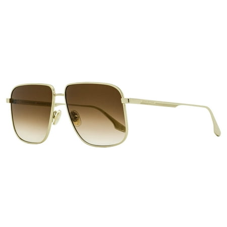 Victoria Beckham Coin-Edge Navigator Sunglasses VB243S 702 Gold 57mm