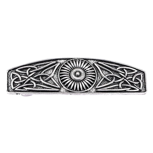 Mujeres Barrette Horquilla Aleación Belleza Pinza para el cabello Broche PLATA 2 Zulema broches para el cabello retro para mujeres
