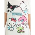 thumbnail image 4 of Hello Kitty & Friends Women's Graphic Tee with Short Sleeves, Sizes XXS-XXL, 4 of 5