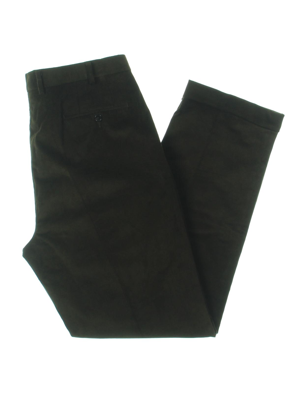 mens pleated corduroy pants with cuffs