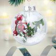 thumbnail image 2 of Adornos de bolas de Navidad adornos de Navidad transparentes para ventana para árbol de Navidad para fiesta de bodas navideñas para decoración de Navidad para puerta ANGGREK Otros, 2 of 8