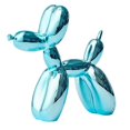 thumbnail image 2 of Estatuilla de Perro Globo Resina perfecl Escultura Animales Domésticos Adorno Escritorio Azul claro, 2 of 8