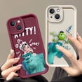 thumbnail image 2 of Luxtury-Funda de teléfono para iPhone, carcasa de silicona suave para iPhone 15, 14, 12, 13, 11 Pro, 8, 7 SE Plus, X, XR, XS Max, Disney Monsters, Inc, 2 of 5