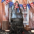 thumbnail image 4 of Montana West Crossbody Bag for Women Soft Washed Leather Multi Pocket Shoulder Purses, Bronze, 4 of 10