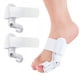 thumbnail image 1 of CORRECTOR DE JUANETES CON BISAGRA AJUSTABLE (PAR) BLANCO | FÉRULA ORTOPÉDICA PARA HALLUX VALGUS | USO DIARIO Y NOCTURNO, 1 of 10