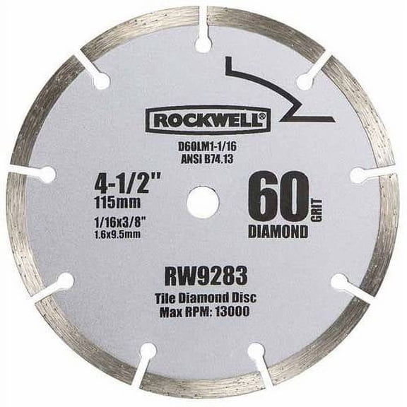 RockwellCompact Circular Saw 4.5" Diamond Blade