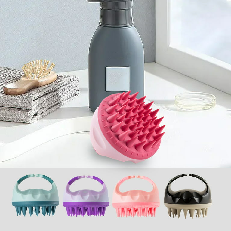 Cleaner Tools Silicone Hair Scalp Massager Brush Massaging Shampoo