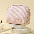 thumbnail image 4 of Xooz Cute Makeup Bag Mini Cosmetic Pouch for Women Small Quilted Beauty Bag Handy Zipper Pouch Make up organizers Large Makeup organizer Roll up organizer Clear Travel Vanity Storage Makeup organizer, 4 of 5