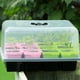 thumbnail image 5 of Kit de bandeja de inicio de semillas con bandejas de germinación de 12 células | Cúpula y base de humedad | Bandejas de plástico reutilizables para plantar en invernaderos | Orificios de drenaje, 5 of 8