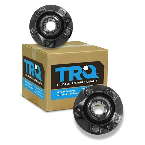 TRQ Wheel Bearing & Hub Assembly Front Pair Set for Chevy Camaro Cadillac CTS BHA53674