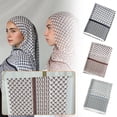 thumbnail image 2 of ZOUBAOQ Fashion Kuffiyeh Hijab Chiffon Scarf Breathable Soft Women Islamic Muslim Scarves Scarves Size Shawl Big Headscarf Prints, 2 of 9