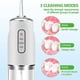 thumbnail image 5 of Flosser De Agua Dental Portátil, Irrigador Oral Eléctrico Recargable, 3 Modos, Hilo Dental De Agua, Limpiador Dental Resistente Al Agua Con 4 Boquillas Yuarrent CE007296-03, 5 of 6