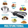 thumbnail image 5 of Zulay Kitchen Stainless Steel Cookie Dough & Ice Cream Scooper, 5 of 6