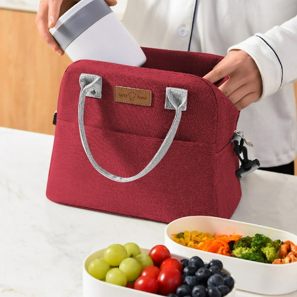 Yinmgmhj Large Insulated Lunch Bag Portable Lunch Bag For Office, Work