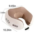 thumbnail image 3 of YgkuHd U-shaped Massage Pillow Home Car Charging Multi-function Electric Heating Shoulder And Neck Massager, 3 of 6