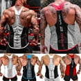 FOCUSNORM Mens Gym Muscle Shirt Tank Top Sport Stringer Fitness