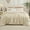 02 - Light Tan, variant on Cotton Blanket Queen Size for Bed Soft Muslin Bed Blankets 90"x90" Light Tan Lightweight Breathable Bedspread Coverlet All Season Gauze