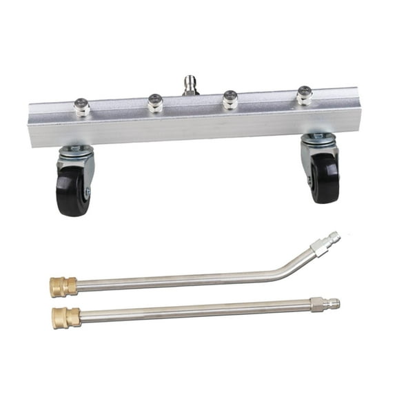 MAGIDEAL Pressure Washer Undercarriage Cleaner with Extension Wands,Undercarriage Sprayer 1 Straight 1 Curved