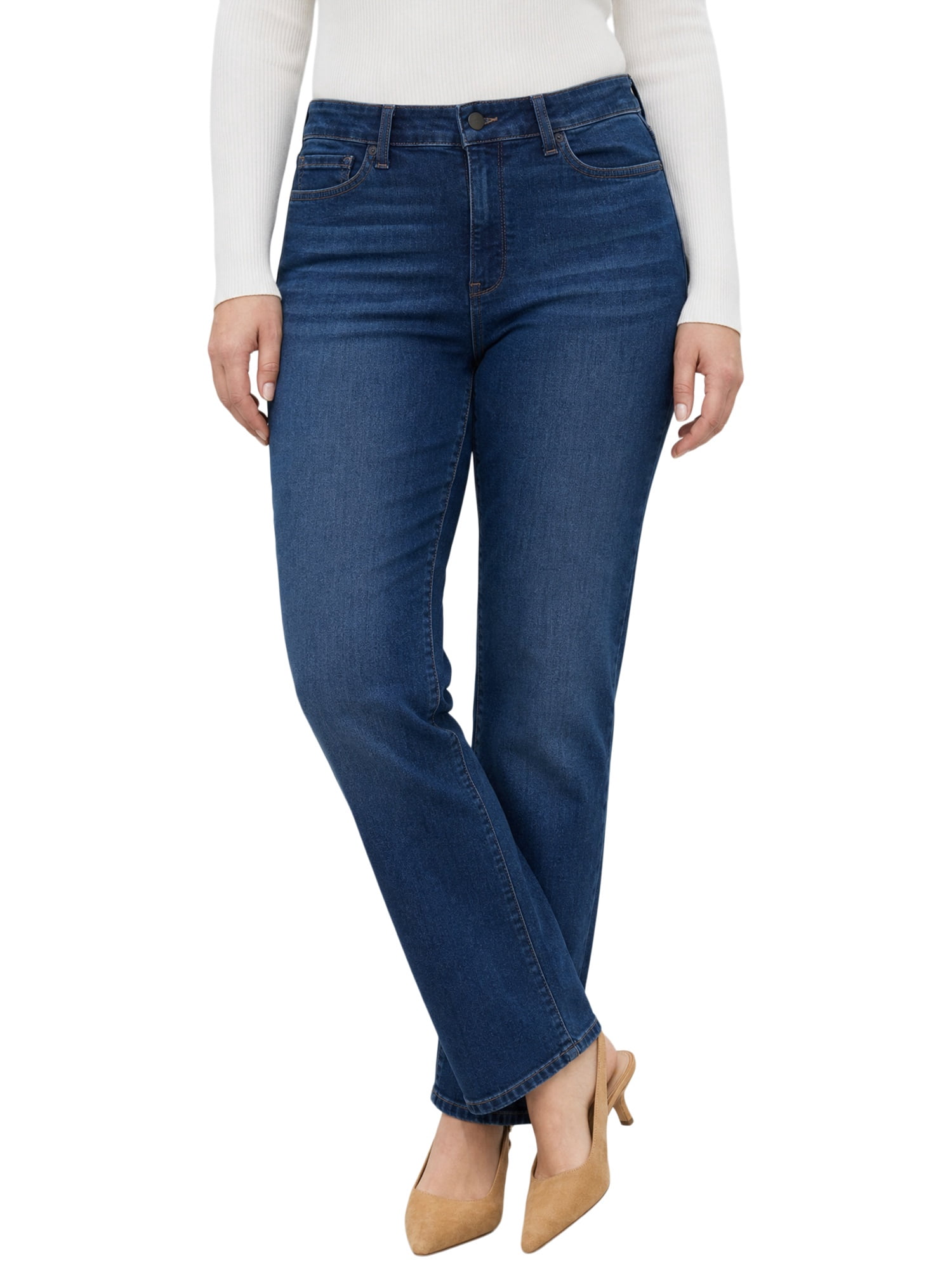 NYDJ Women’s, Women’s Petite, and Women’s Plus Barbara Bootcut Jean, Sizes 2-24, featuring Lift Tuck® Technology
