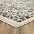 thumbnail image 3 of Mohawk Home Mallorqui Low Pile Latex Backed Stain and Fade Resistant Floral Blue Indoor Area Rug, 5' 3" X 8', 3 of 9