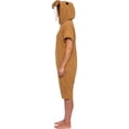 thumbnail image 6 of Short Sleeve Romper Walrus One Piece - Plush Adult Animal Costume Jumpsuit by FUNZIEZ! (Brown, Small), 6 of 7