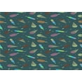 thumbnail image 1 of Ahgly Company Machine Washable Indoor Rectangle Transitional Aquamarine Stone Green Area Rugs, 8' x 10', 1 of 7