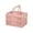 Pink, variant on Kiplyki Wholesale Outdoor Picnic Basket Supermarket Shopping Basket Spring Outing Vegetable Basket Portable Carry Basket Vegetable And Fruit Basket Folding Storage Basket
