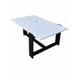 thumbnail image 4 of Mesa de Centro rectangular Hogare con cubierta tipo Marmol Diseño elegante y moderno, 4 of 7