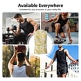 thumbnail image 7 of Kdxio Cute Sunflower for Men's Muscle T-shirt,Sleeveless for Workout Running Athletic Gym Lounge Casual, 7 of 7