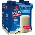 thumbnail image 2 of Atkins Creamy Vanilla PLUS Protein Shake, High Protein, Low Carb, Low Sugar, Keto Friendly, 4 Count, 2 of 12