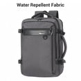 thumbnail image 2 of Smicure Travel carry on Backpack Laptop Business 18.5 Inch Business Slim Sturdy College School Computer Bag.Gray, 2 of 8