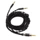 thumbnail image 2 of Cable De Auriculares, Sonido De Alta Resolución Plateado 3,9 Pies 2,5 Mm A Doble Cable De Auriculares De 3,5 Mm Reemplazo Profesional Para Auriculares Crtynell Headset Cable, 2 of 8