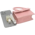 thumbnail image 5 of Nodeber Mini bolso cruzado para mujeres y niñas de cuero sintético con solapa, bolso de mano con asa superior, 5 of 5