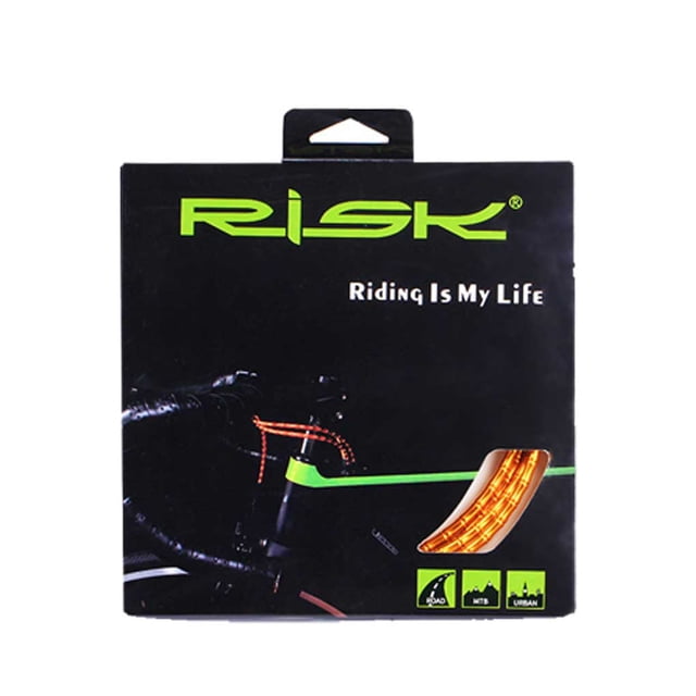 Naiovety RISK Bicycles Cable Pipe Aleación de aluminio Bike Cord Cover Tube Extraíble Exterior Ciclismo Ciclismo Wire Line Protector Ciclismo Oro Bicicleta de montaña Naiovety OD025966-04