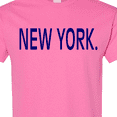 thumbnail image 4 of Inktastic New York in Blue Text T-Shirt, 4 of 5