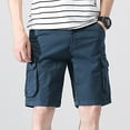 thumbnail image 2 of Men's Casual Shorts Summer Lightweight Relaxed Fit Outdoor Comfort Shorts with Pockets for Daily Wear and Leisure Activities, 2 of 2