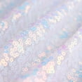 thumbnail image 6 of BalsaCircle 8 feet x 8 feet Iridescent Blue Sequin Backdrop Curtain Wedding Party Photobooth Decorations, 6 of 8