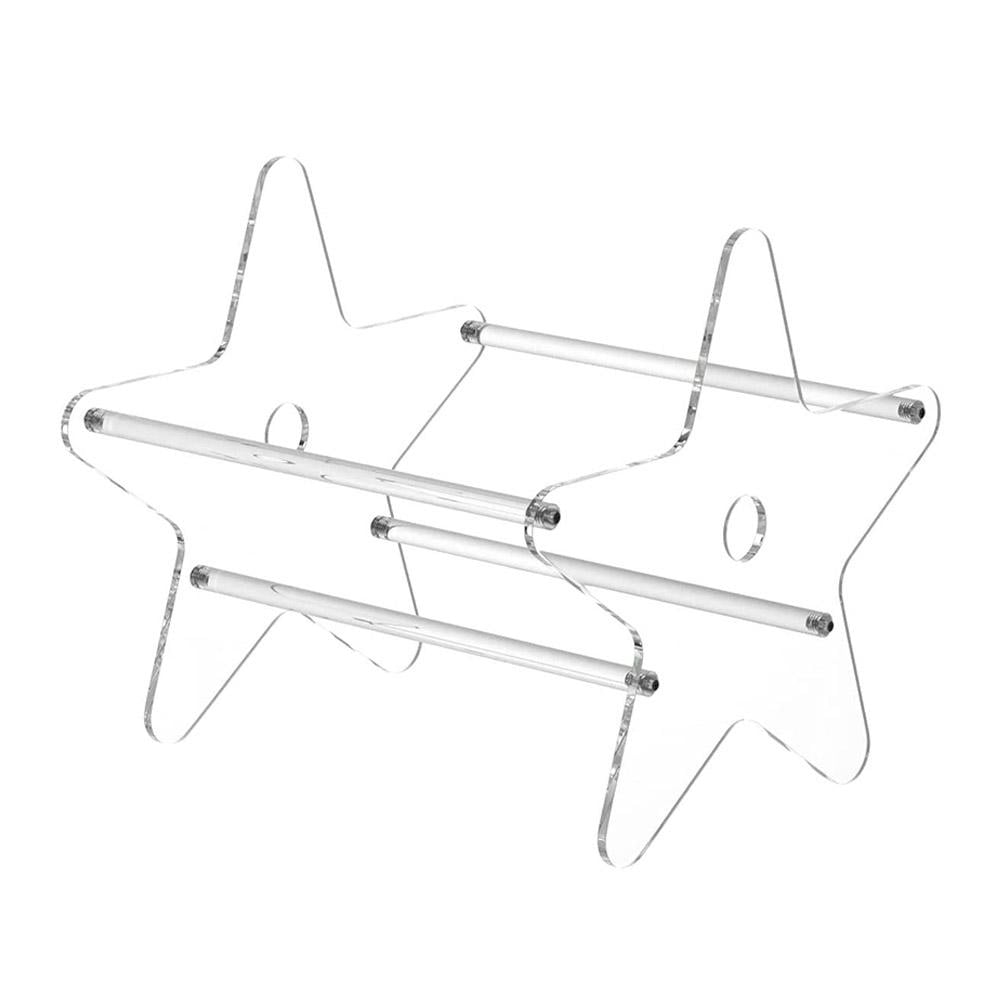 Clear Vinyl Record Storage Holder Record Display Stand Desktop For