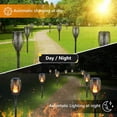 thumbnail image 1 of 6 Pack Large Outdoor Solar Flame Lights - Waterproof Solar Torch Light, Solar Powered Flickering Flame Lights, 1 of 4