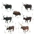 thumbnail image 6 of Fairnull Cattle Figurine Realistic Water Buffalos Bull Cow Muskox Miniature Solid Model Early Learning Educational Toy Wild Animal Statue Model Desktop Ornament Model Gift, 6 of 8
