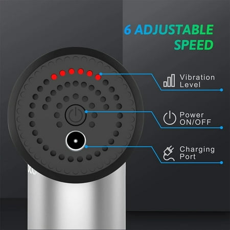 LIXILANG Massage Gun Athletes Handheld Super Quiet Massager Muscle Body Relaxation Therapy Fascia Gun Fitness Massage Vibrator