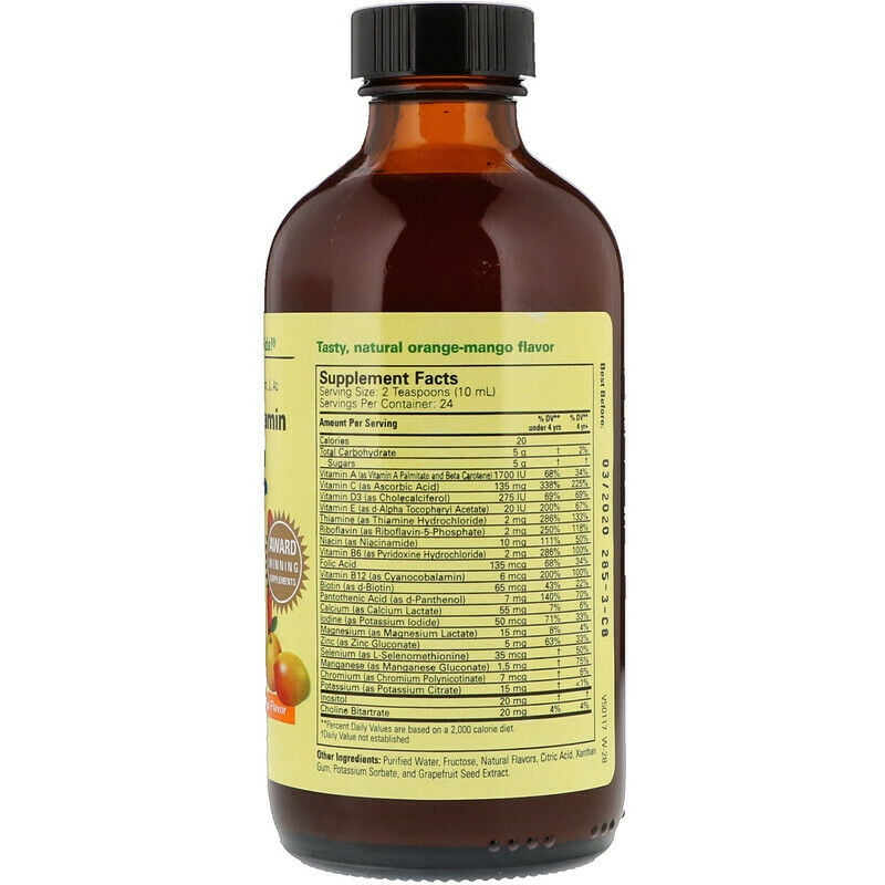 ChildLife MultiVitamin & Mineral OrangeMango Flavor Promote Kid's Health 3Pack Walmart Canada