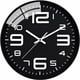 thumbnail image 1 of Quiet clock 30cm modern style for home office school black battery powered, 1 of 4