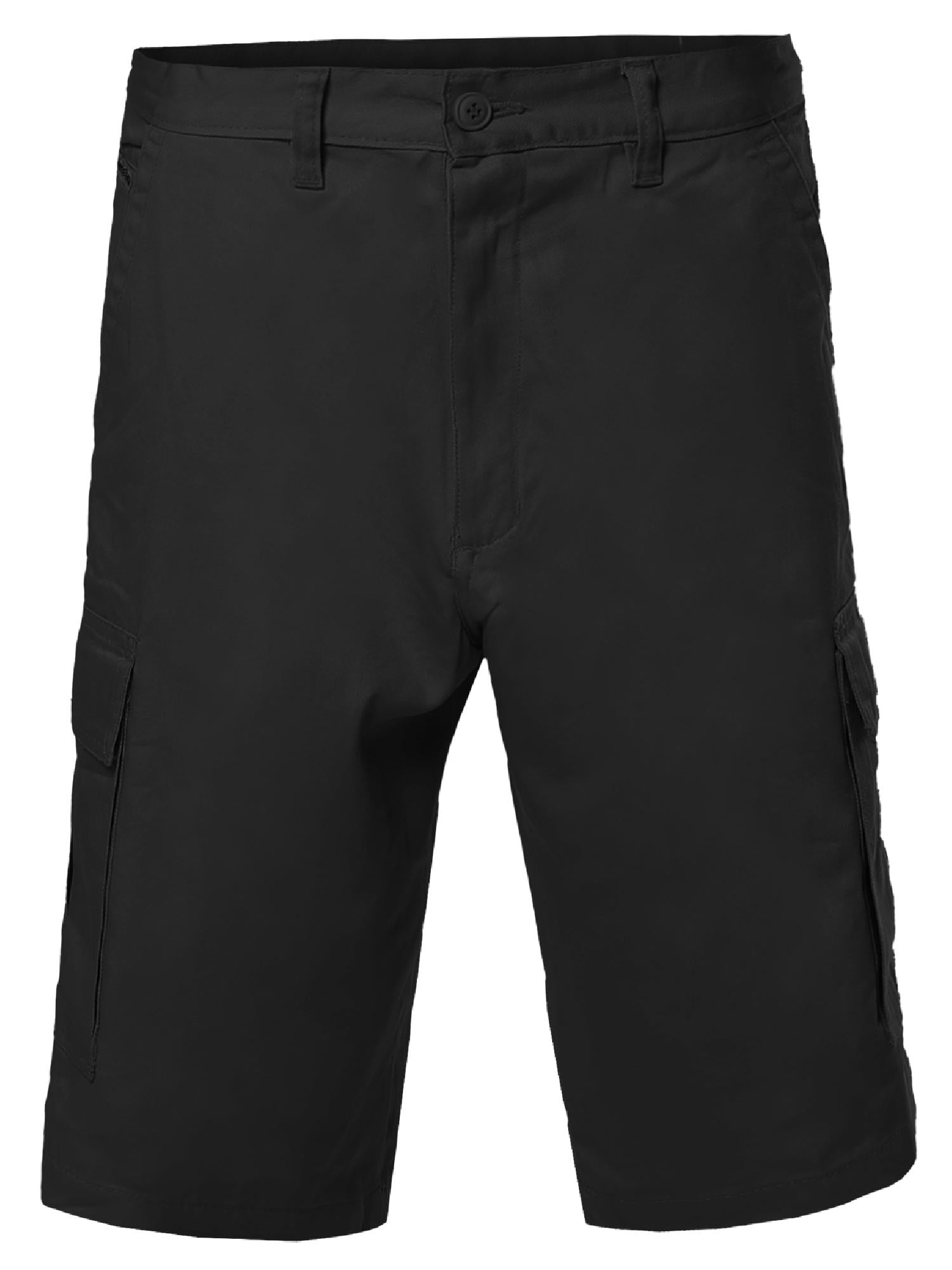FashionOutfit Men's 100 Cotton Casual Cargo Shorts