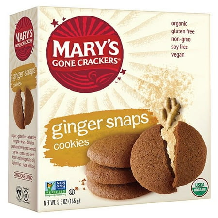 Mary's Gone Crackers Love Cookies Ginger Snap 5.5 oz - Vegan