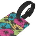 thumbnail image 3 of Hirioo Hawaii Palms for Luggage ID Tag with Adjustable Strap Travel Baggage Bag Tags Suitcase Identify Labels for Women Men, 3 of 7