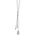 thumbnail image 2 of Solid Sterling Silver Polished Bird Cage with Birds Slip-on Necklace - 36"- Made In Italy Chain, 2 of 7