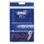 Oral-B Glide Peppermint Dental Floss Picks with Arctic Peppermint Oil Flavor, 75 Picks